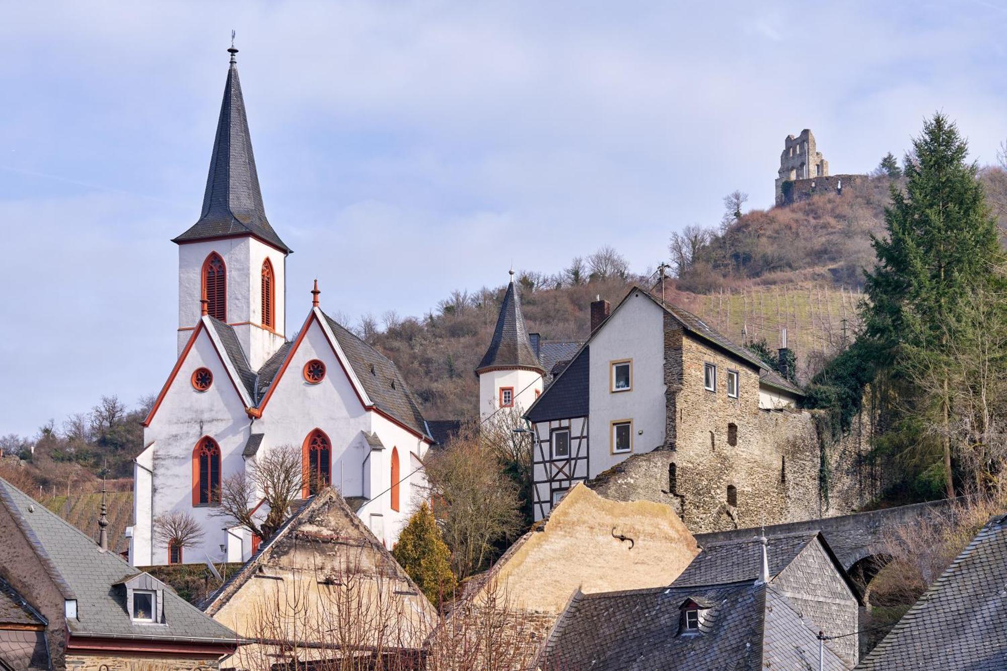 Kleine Moselruhe - Gemuetliche Ferienwohnung Bis 3 Personen - Zentral In Traben-Trarbach Luaran gambar